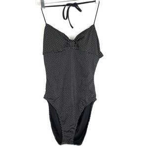 Weekend brand high cut open back one piece